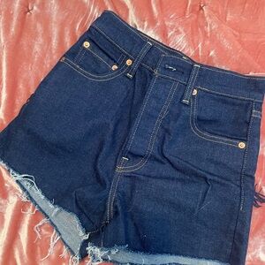 Fringed Levi Shorts